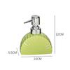 Fan Shaped Creative Ceramic Press Bottle for Bathroom Shampoo and Shower Gel Separate Bottle Soap Dispenser Bathroom Accessories