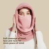 Polar Fleece Winter Hat Riding Windproof Ski Mask Women's Hat Scarf Integrated Outdoor Sports Warm Hood