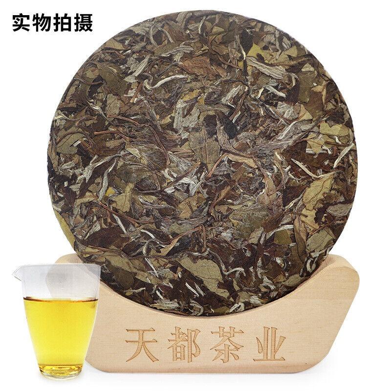 350g Fuding White Tea Peony Tea Cake Panxi Ming Qian Spring Tea Floral Fragrance