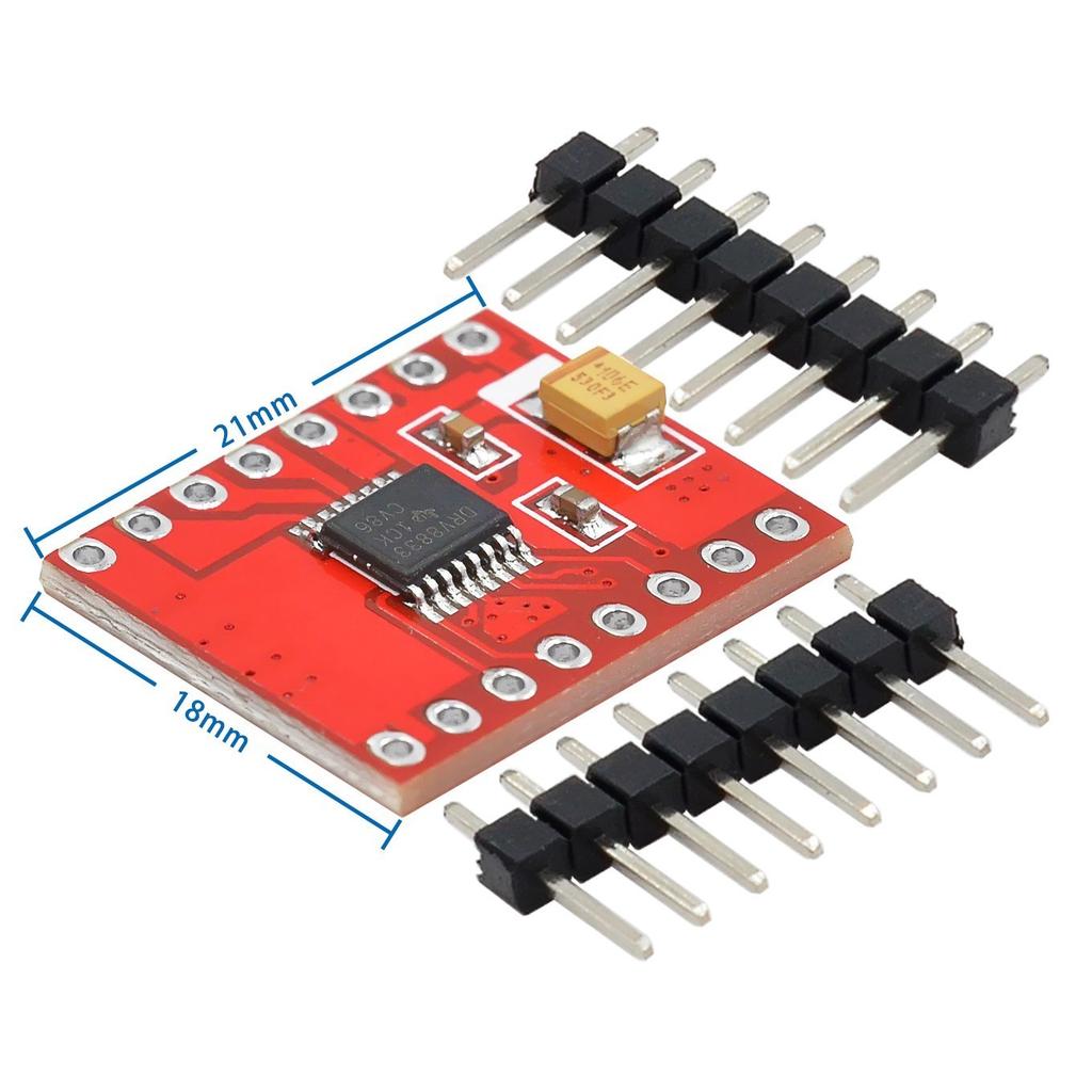 TB6612 DRV8833 module Dual Motor Driver 1A TB6612FNG for Arduino Microcontroller Better than L298N diy kit electronic