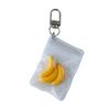 Stylish Banana Keychain Kawaii Fruit Design Durable Alloy Charm For Girls Women Fashion Accessories
