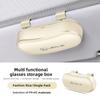 YMIN2 Lexus Car Glasses Box Car Sunglasses Holder Sun Visor Storage Case For ES300h IS300h IS250 LX570 NX300h RX400h UX LX600 Ct200h
