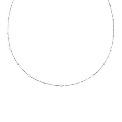 Disk Station 925 Silver Necklace N063-01H