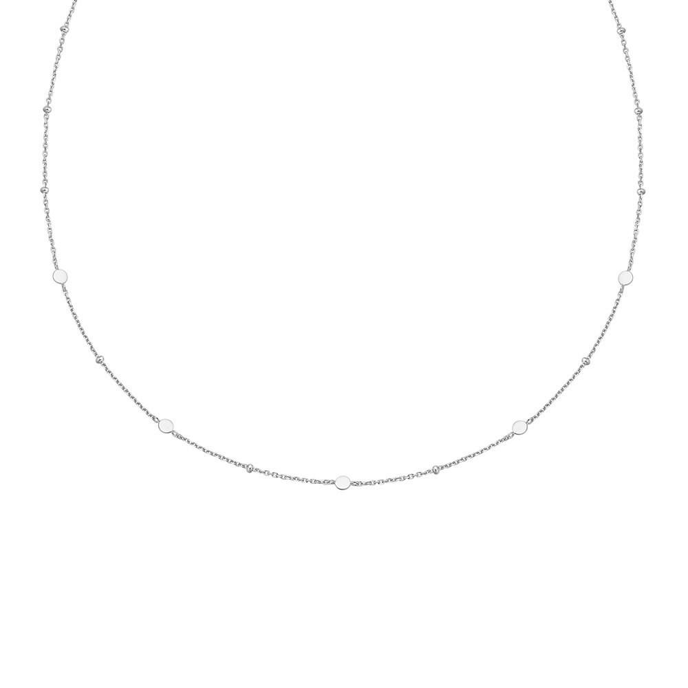 Disk Station 925 Silver Necklace N063-01H