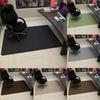 Office Swivel Rolling Chair Carpet Computer Gaming Mat Solid Colors Bedroom Living Room Kitchen Rug Non-slip Simple Decoration