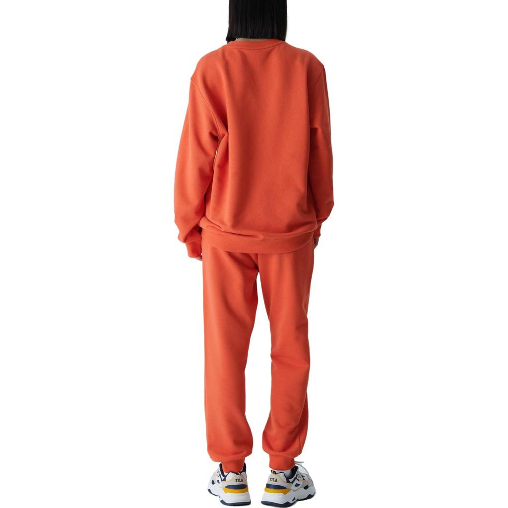 Fila Knitted Sweatpants Men's Orange Moderate Cuffed Pants FS2FPF3102XOED