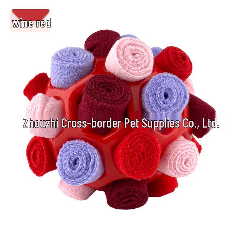 Interactive Dog Puzzle Ball: Sniffing, Teething, Energy-Boosting Olfactory Training Toy