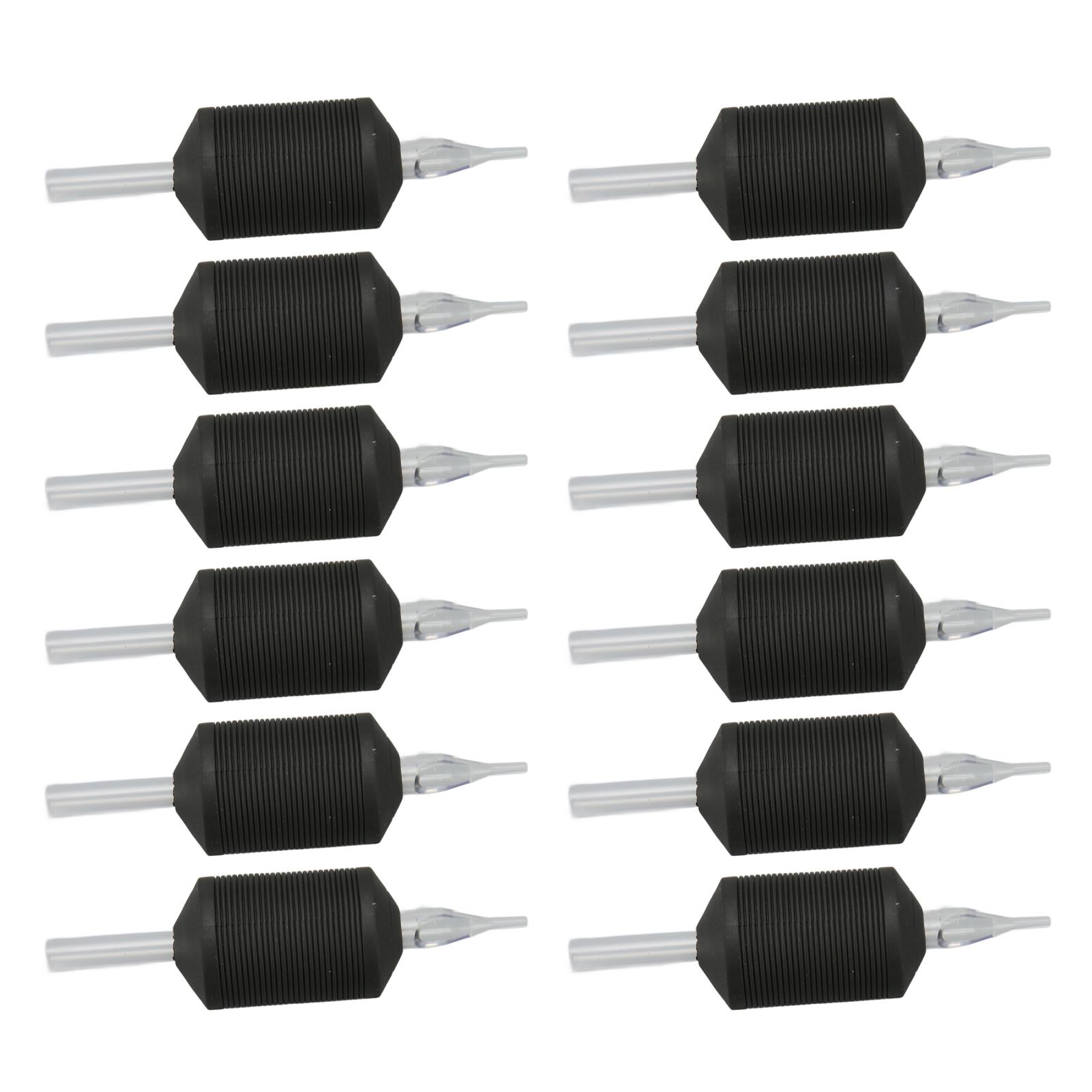 

20pcs Tattoo Machine Handle 30mm 5RT Safe Silicone Supplies Tattoo Grip Hand Tube Black