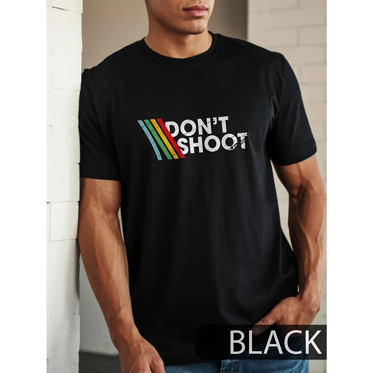 

Don t Shoot Game Theme T-shirt _ Retro Arcade Humorous T-shirt _ Classic Style Unisex Suitable for Video Game Enthusiasts S