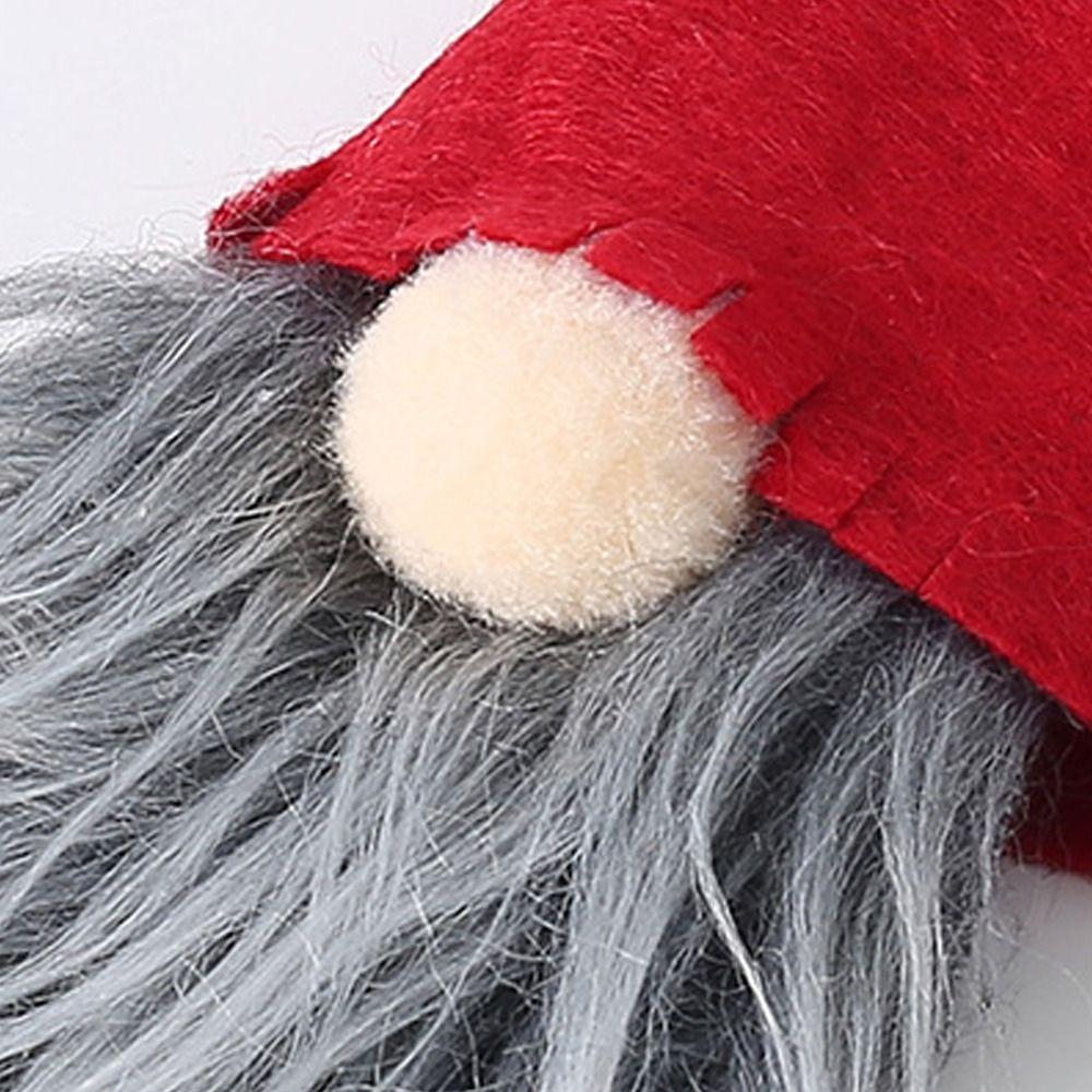 6pcs Reusable Faceless Doll Wine Bottle Cover Non-woven Merry Christmas Decoration  Home Xmas Decor