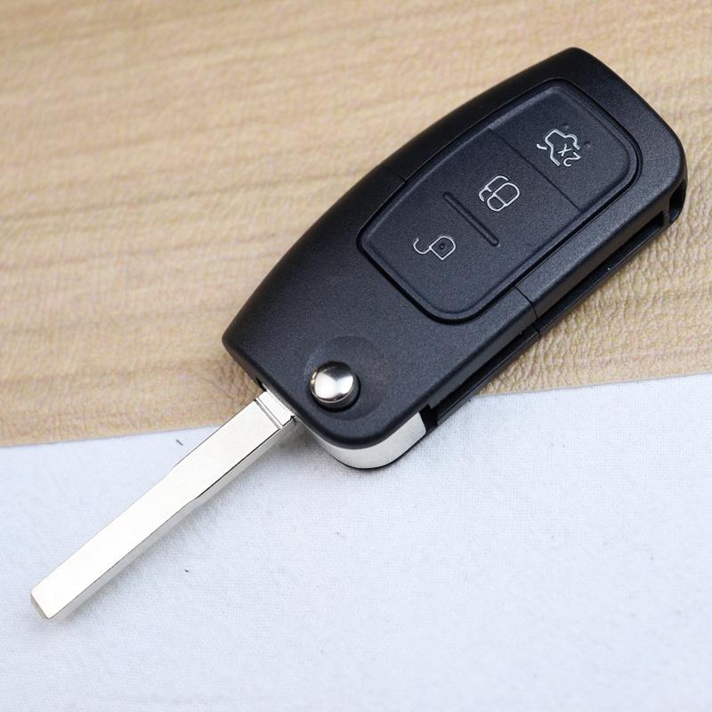 2/3 Buttons Car Key Fob Case Shell Housing For Ford Focus 2 3 Mk2 Fiesta Mondeo Galaxy Falcon Territory Ecosport C-Max