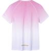 Anta Running Series All-Over Print Round Neck Comfortable Versatile Breathable Short Sleeve T-Shirt Women Tops Anna-Pink 162435114-3