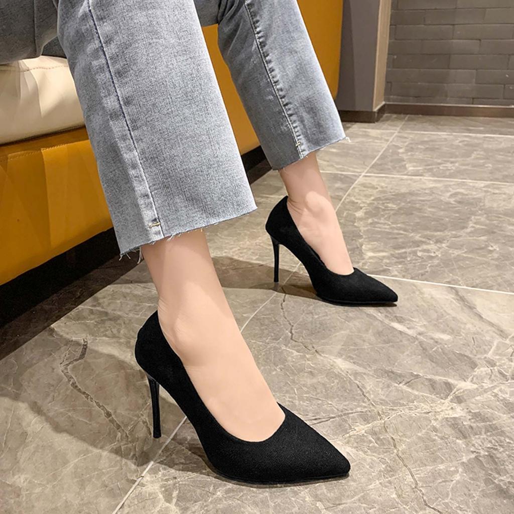 High Heel Cushions Women Womens Shoes Summer Casual Fashion Shoes Casual Shoes Pointed Toe Stiletto Sandals Tacones Mujer