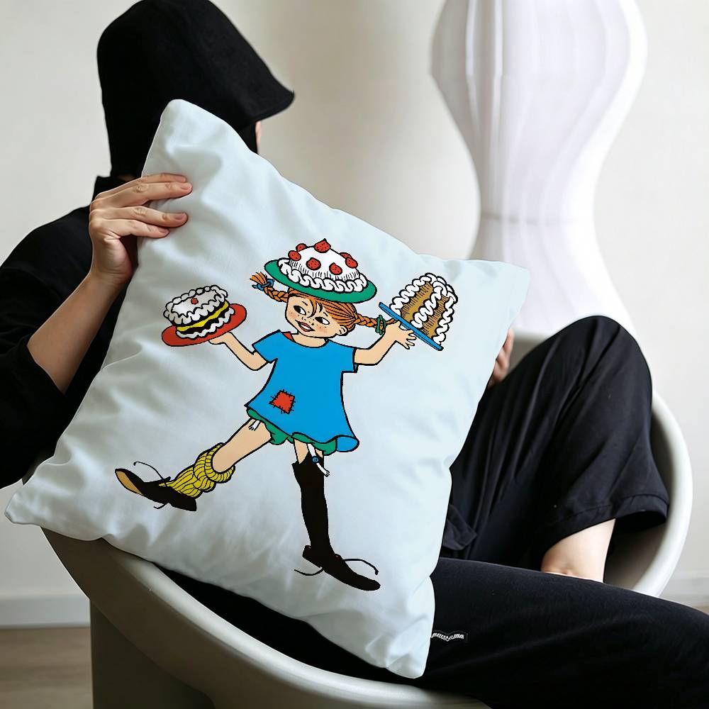 pPippi Longstocking Pillow Cover Design cushion Cover decor Holiday Decorati