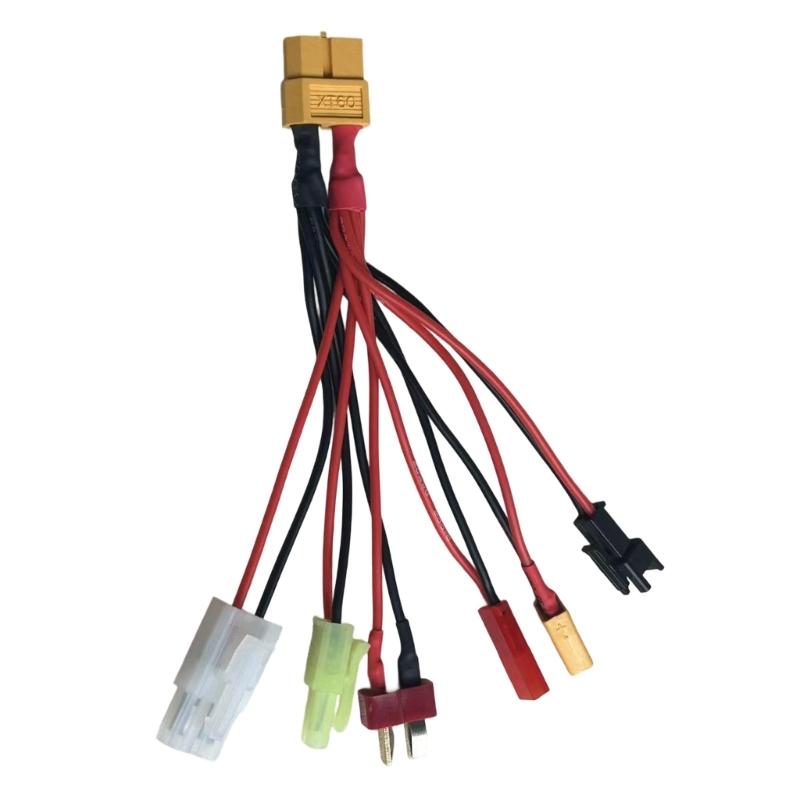 6 Way XT60 Splitter Cable 30Amp Power Distribution For Remote Airplanes Multirotor Battery Systems
