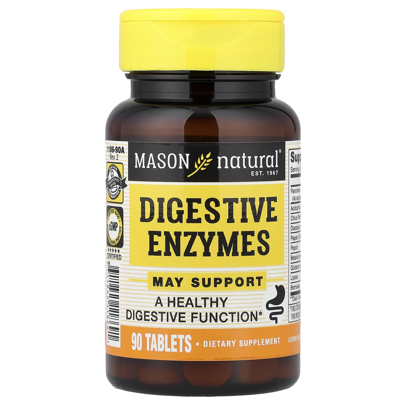 

Digestive Enzymes, 90 Tablets