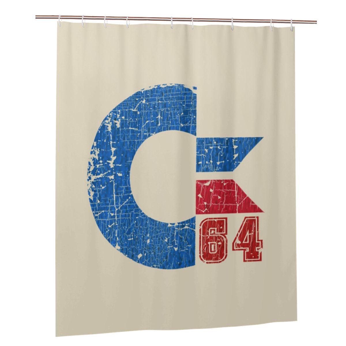

Commodore Circuits Amiga Logo Shower Curtain Bathroom Polyester Waterproof Bath Curtains With Hooks W60H190(CM)-1 Pcs