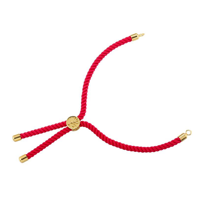 ZHUKOU 14 colors Rope Bracelet for women DIY Jewelry accessories colorful Rope bracelet chains Jewelry materials VL342