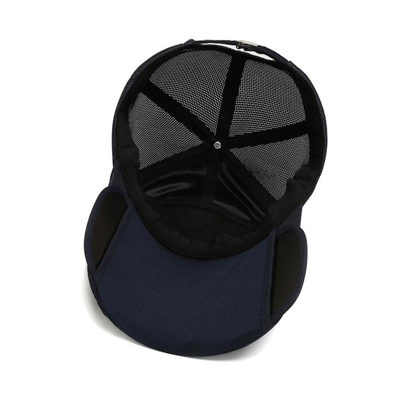 Unisex Baseball Caps Retractable Brim Polyester for Sun Hat for Spring Summer Adult Outdoor Adjustable Visor Cycling Hat