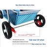 Three-Wheeled Lightweight Pet Stroller for Small and Medium Dogs and Cats, Foldable and Universal Design