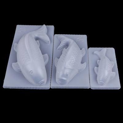 3D plastová koi kapor ryba ryžová torta forma na čokoládu želé Ručne vyrábaný cukor