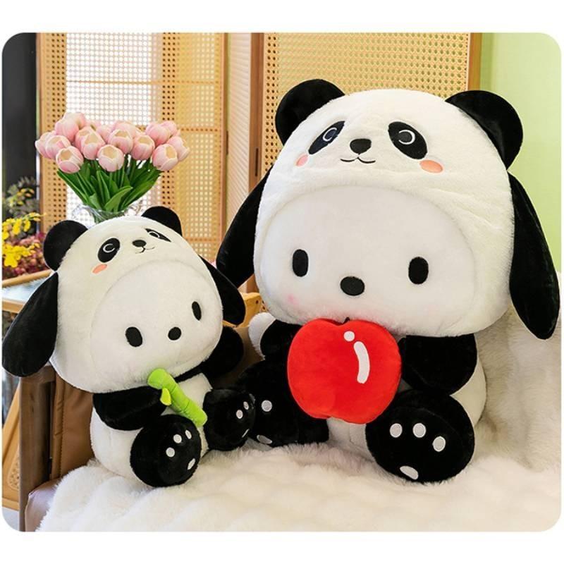 Niedlicher Panda zu Pachacco Plüschpuppe Weiches Kuschelkissen für Mädchen 40cm bis 80cm