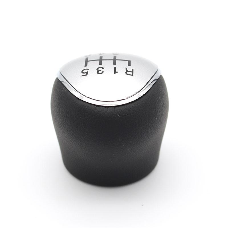 5/6 Car Leather Gear Shift Knob for Ford S-Max C-Max Kuga Galaxy Mondeo 4 Mk4 Transit Tourneo Connect Focus Auto Accessories