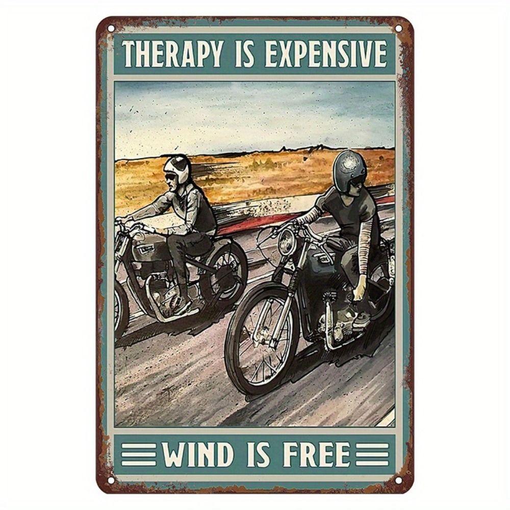 Vintage Retro Motorcycle Tin Sign Metal Wall Art Decor for Home Garage Man Cave Bar Cafe 20x30cm