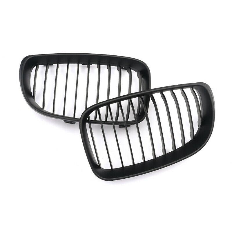 Rhyming Car Nierengrill Dual Single Slat Black Sport Racing Grille für BMW 1er E81 E82 E87 E88 2008–2013 Auto