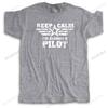 Summer Fashion Tee Shirt Keep Calm I Am Almost A Pilot TShirt Funny Gift For Pilot Letter Printed Mens Tshirt Euro Size TOPS