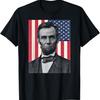 Abraham Lincoln 4 Iulie Merica Bărbați Femei Tricou Steag American