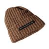 Winter Warm Knit Cap Solid Color Slouchy Bonnet New Leisure Cap  Women Men