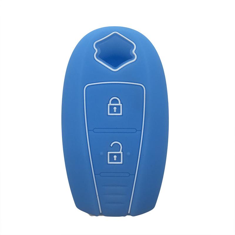 Soft Key Case Cover Fit For Suzuki Vitara 2022 SX4 II (S-cross) 2021 Silicone Keychain Car Accessories Key Protector