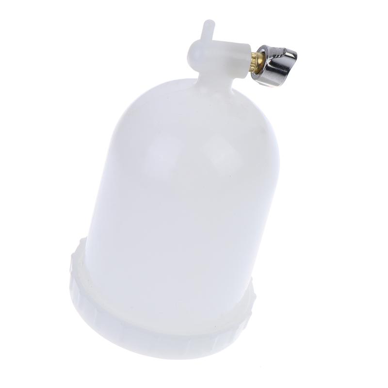 1pc 400CC Plastic/Aluminum Spray Paint Pot Air Gravity Feed Sprayer Cup Pneumatic Tool Accessories For F75 W101 W71 W77