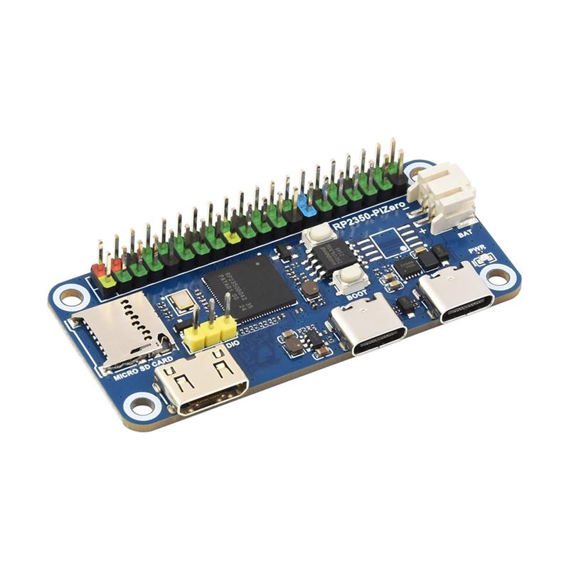 Waveshare RP2350-Pizero Microcontroller Development Board 40Pin GPIO Interface For Raspberry Pi RP2350-Pizero