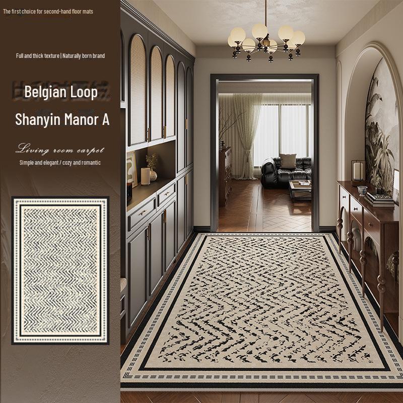 Dirt-Resistant Antique Entrance Porch Mat - Easy Maintenance, High-End Design