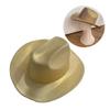 Modischer Cowgirl-Hut mit Glitzer-Pailletten und verstellbarem Seil, Westernhut, winddicht