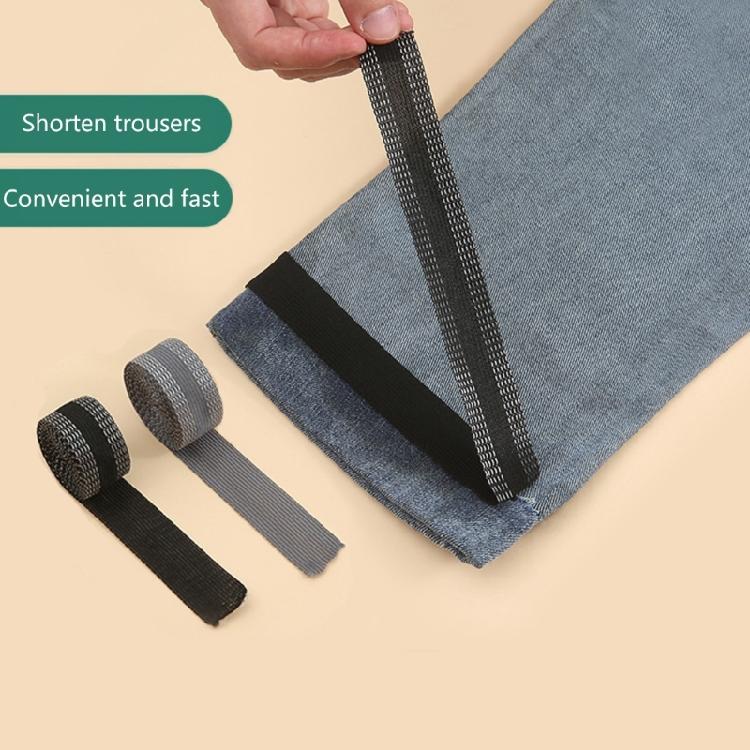 Pants Edge Shorten Self-Adhesive Pant Mouth Paste,16ft Iron-on Hem Tape for Pants Ironing Sewing Tape