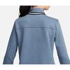 Nike Solid Color Stand Collar Long Sleeve Short Sweatshirt Women sweatshirt Blue FB4152-491