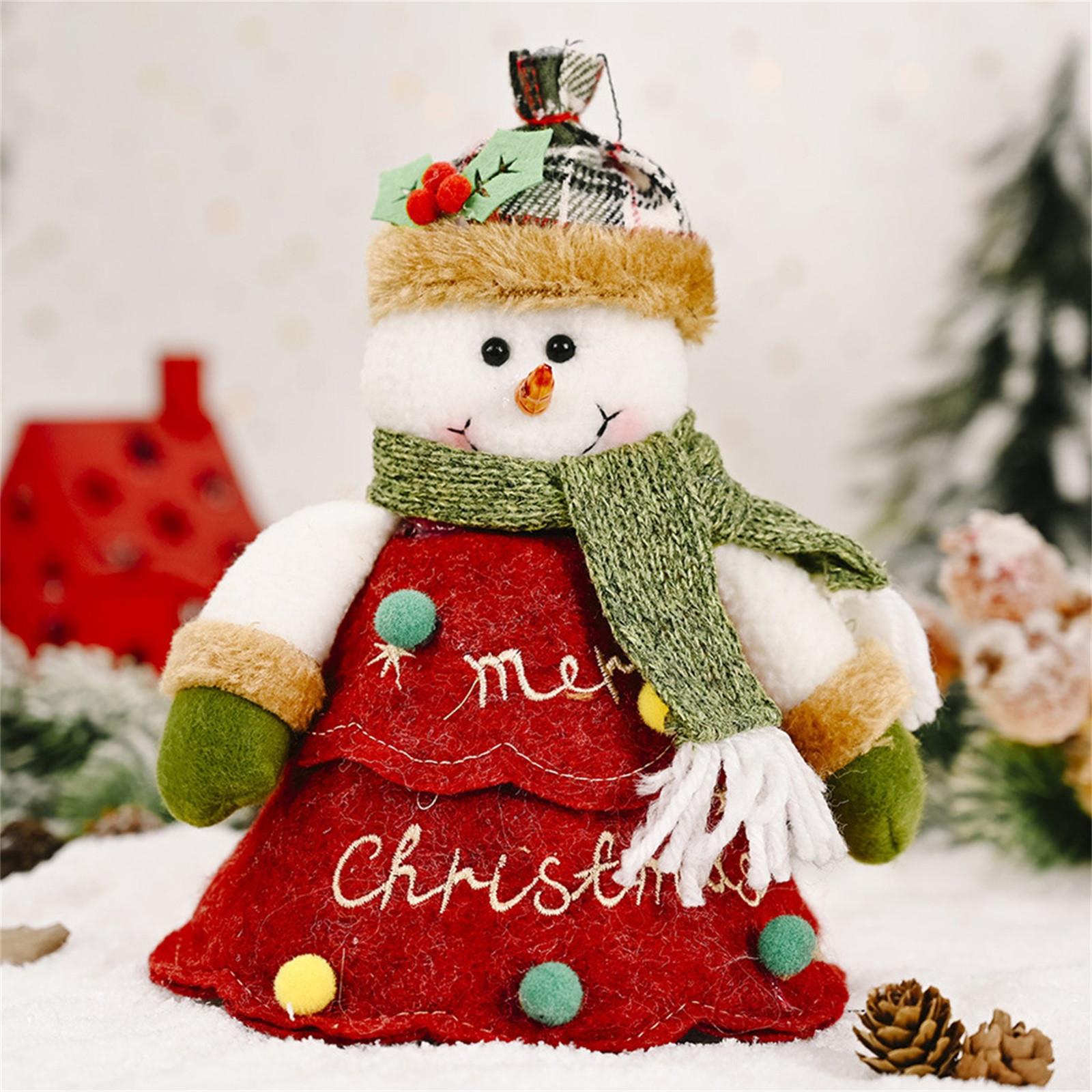 

Різдвяні прикраси Різдвяні подарунки Тканина Декоративні прикраси Ляльки