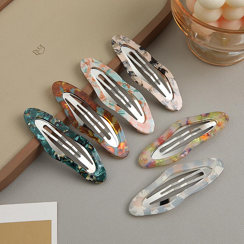 New Vintage Geometric Cloud Side Bangs Hairpins BB Clip Sweet Make Up Hair Clips Barrettes Headwear Girls Women Hair Accessories