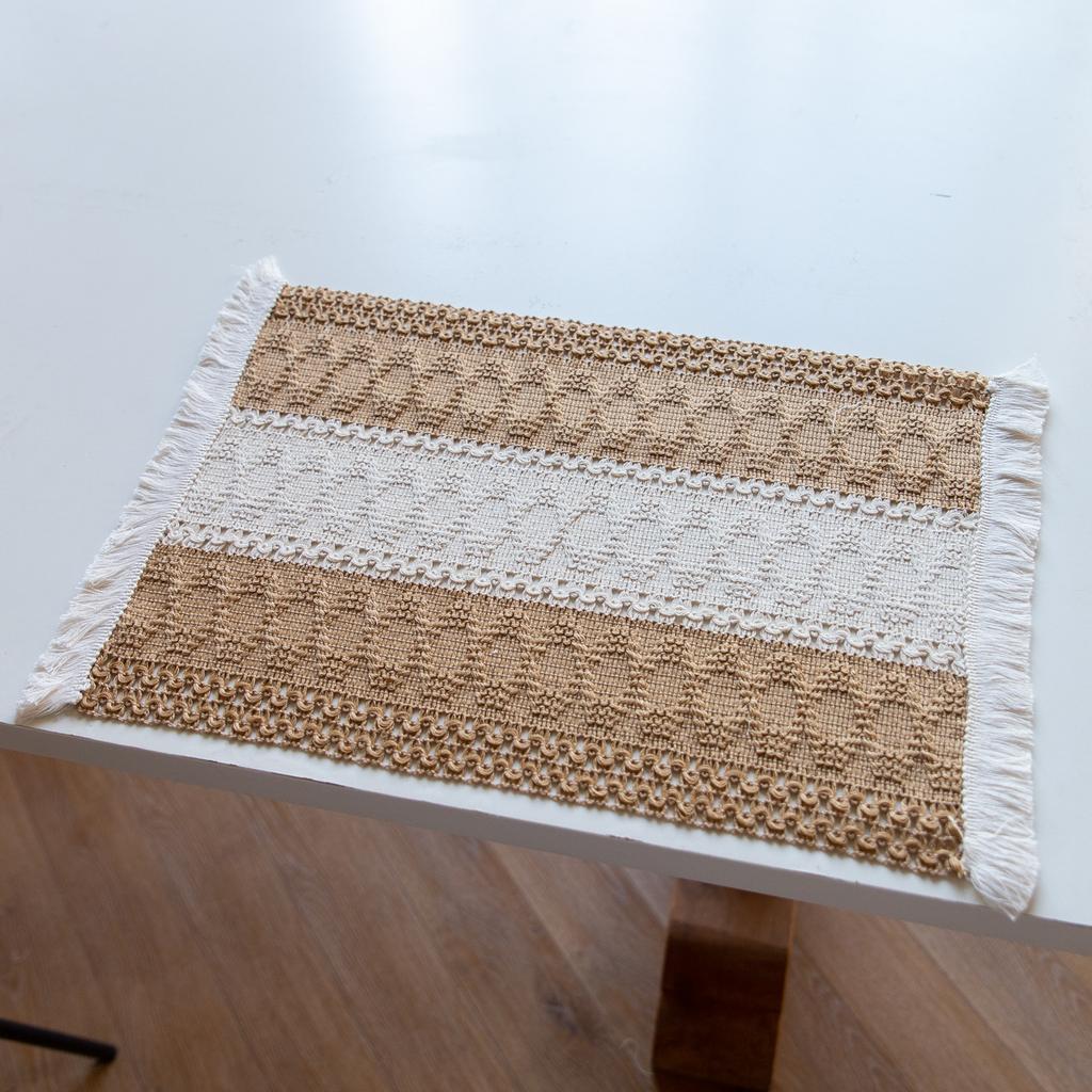 Einfache westliche Essmatte Einfacher Homestay Untersetzer Schüsselmatte Wärmeisolierung Rutschfest Verdickt Koreanische Tischmatte