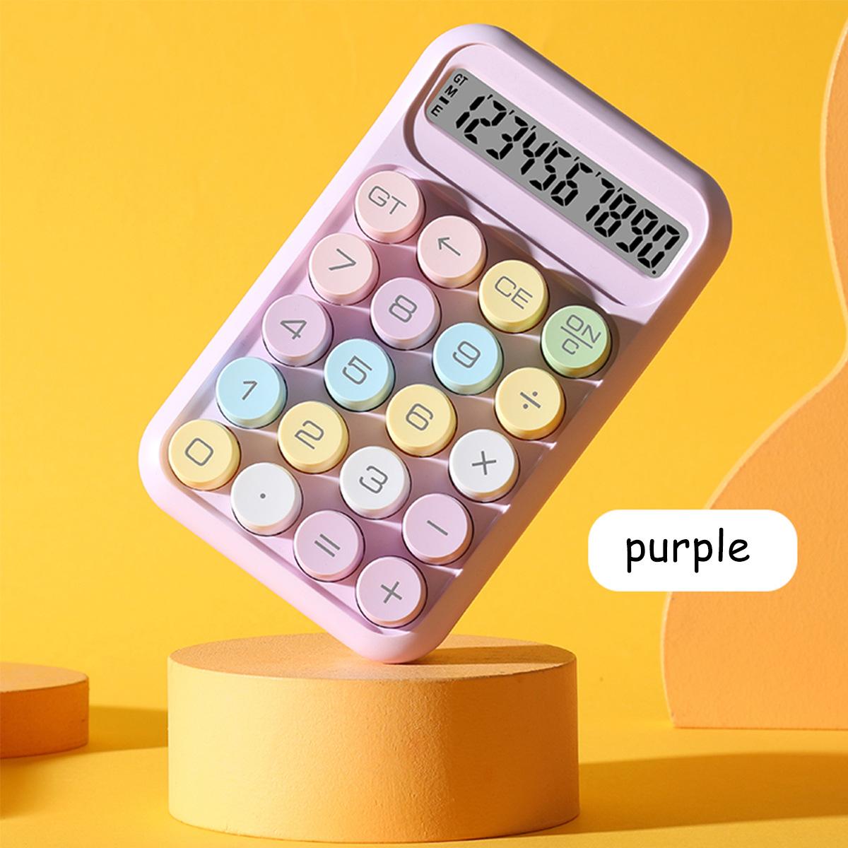 

Инструменты для финансового учета 10-значный калькулятор дофамина Стильный калькулятор для богинь Обратно в школу Учебные принадлежности фиолетовый