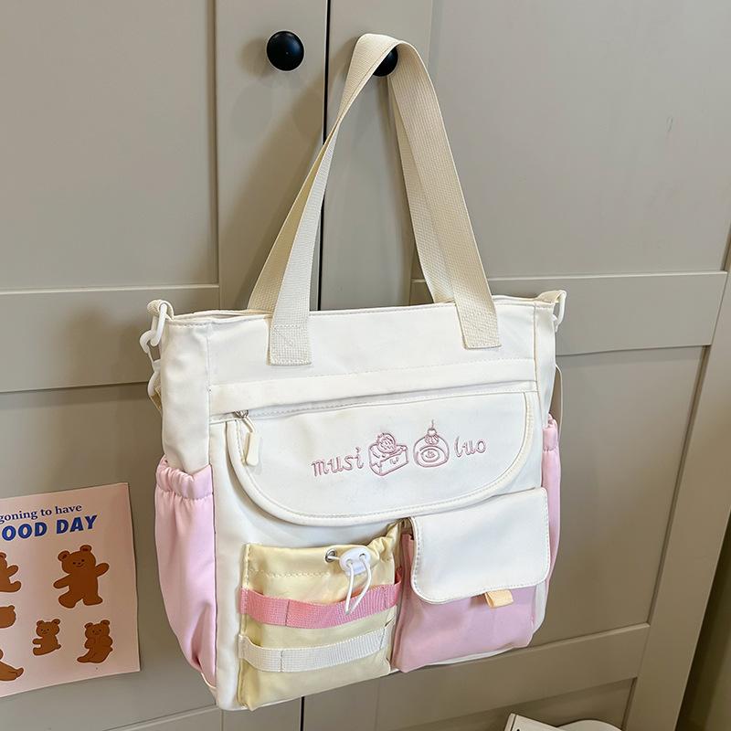 

Tutorial Bag Tutorial Bag Carrying Book Bag Girls and Children Primary School Students Letter Handbag