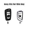 LLIT4 Metal Leather Car Key Case Cover Full Protection Shell For BMW 3 5 7 2 4 Series M Power X1 X2 X3 X4 X5 X6 X7 Keyring Accessories