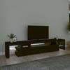 VidaXL TV Stand with LED Lights Entertainment Center Storage Media Console Living Room Furniture Home 3152795