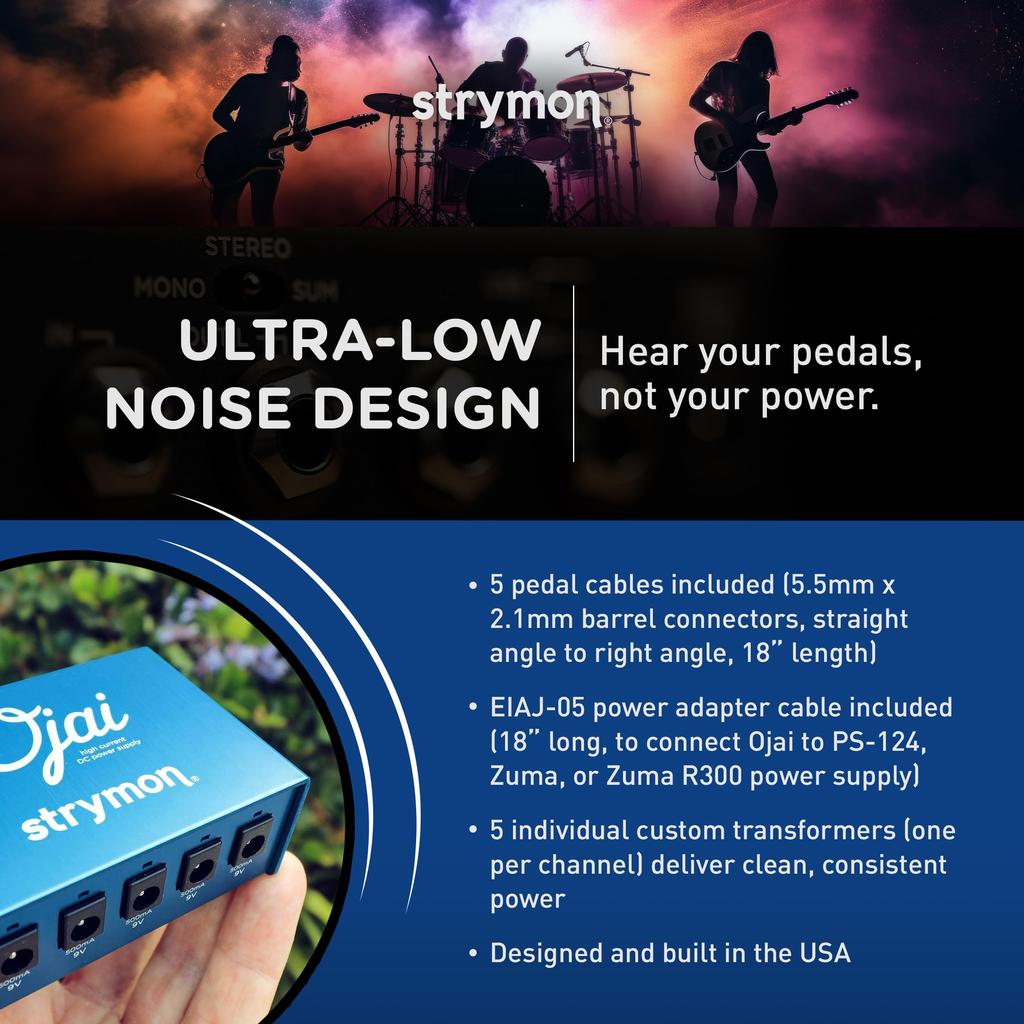 Strymon Current DC Power Kit for Ojai Ojai "Ojai-X" (High Supply/Expansion & R30) []