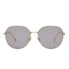 Fendi Gold Wire Large Frame Alloy Round Sunglasses Unisex sunglasses 0451FS-001JO