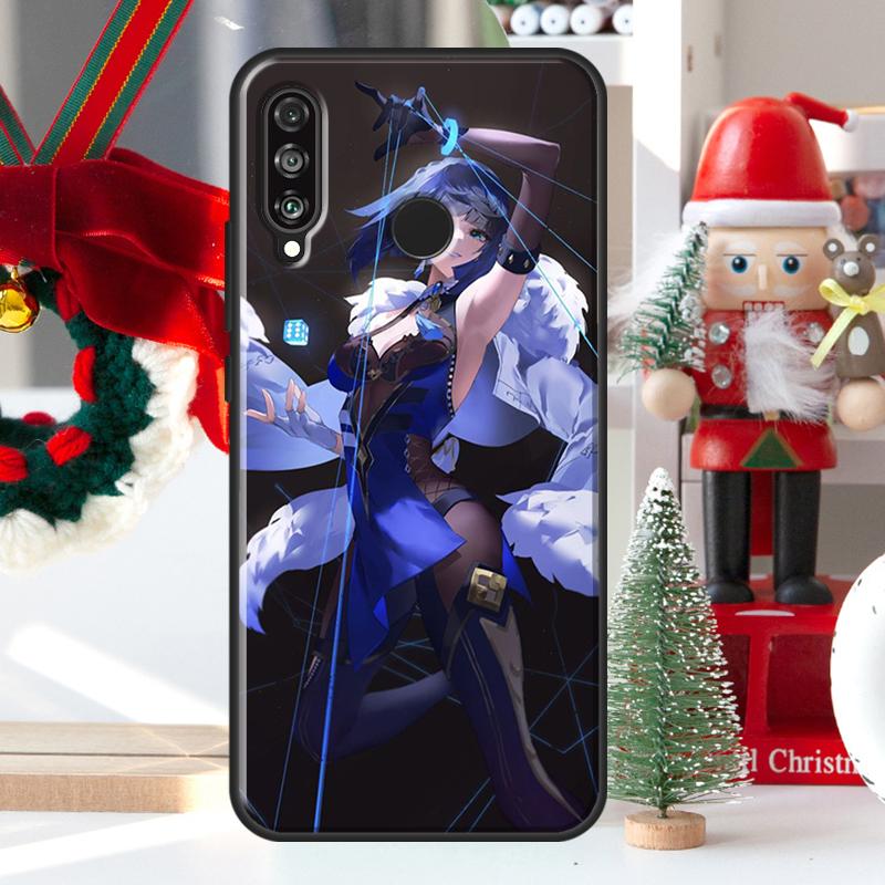 Yelan Genshin Impact For Huawei Nova 12i 11i 8i 12s Y73 Y72 Y61 Y91 Y90 Y70 Y60 9 10 SE P60 Pro P30 P40 Lite Case