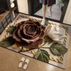 3D Entrance Flower Carpet Bathroom Floor Mat Entrance Door Bathroom Anti Slip Mat Foot Pad